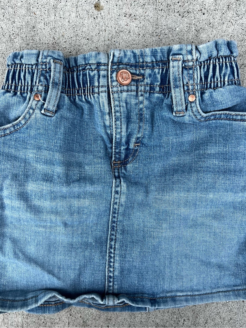 Wrangler Light Blue Denim Girls Skirt